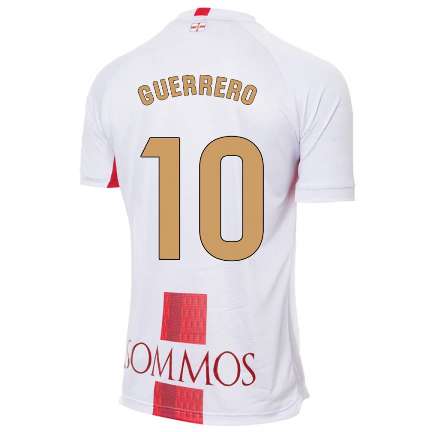 Niño Fútbol Camiseta Fernando Guerrero #10 Blanco 2ª Equipación 2023/24