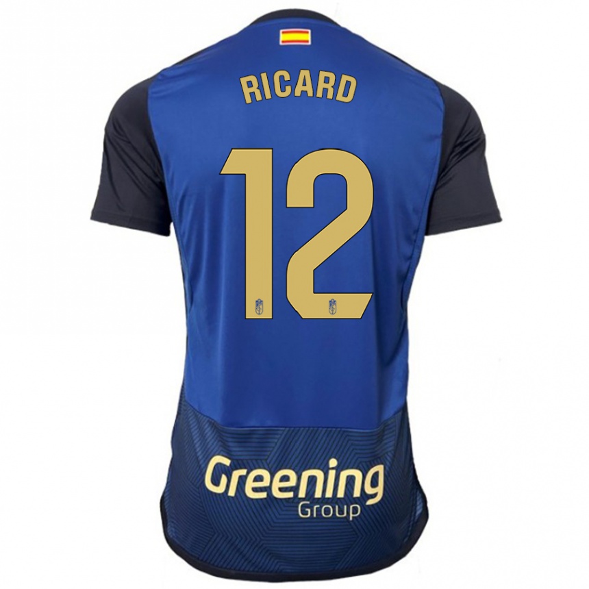 Niño Fútbol Camiseta Ricard Sanchez #12 Armada 2ª Equipación 2023/24