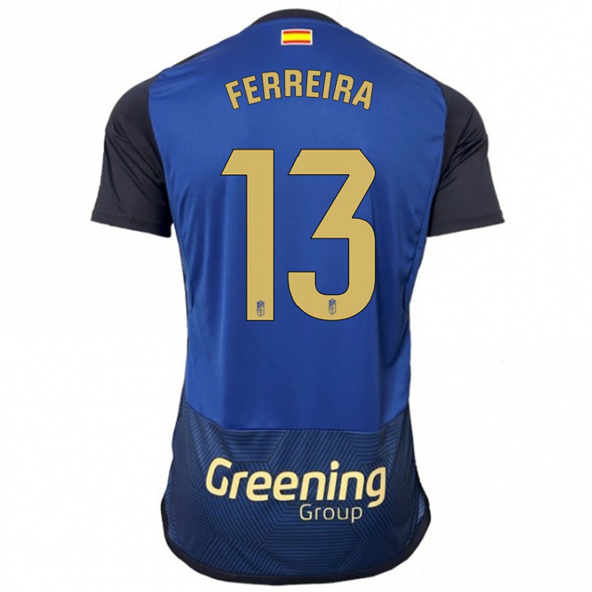 Niño Fútbol Camiseta André Ferreira #13 Armada 2ª Equipación 2023/24