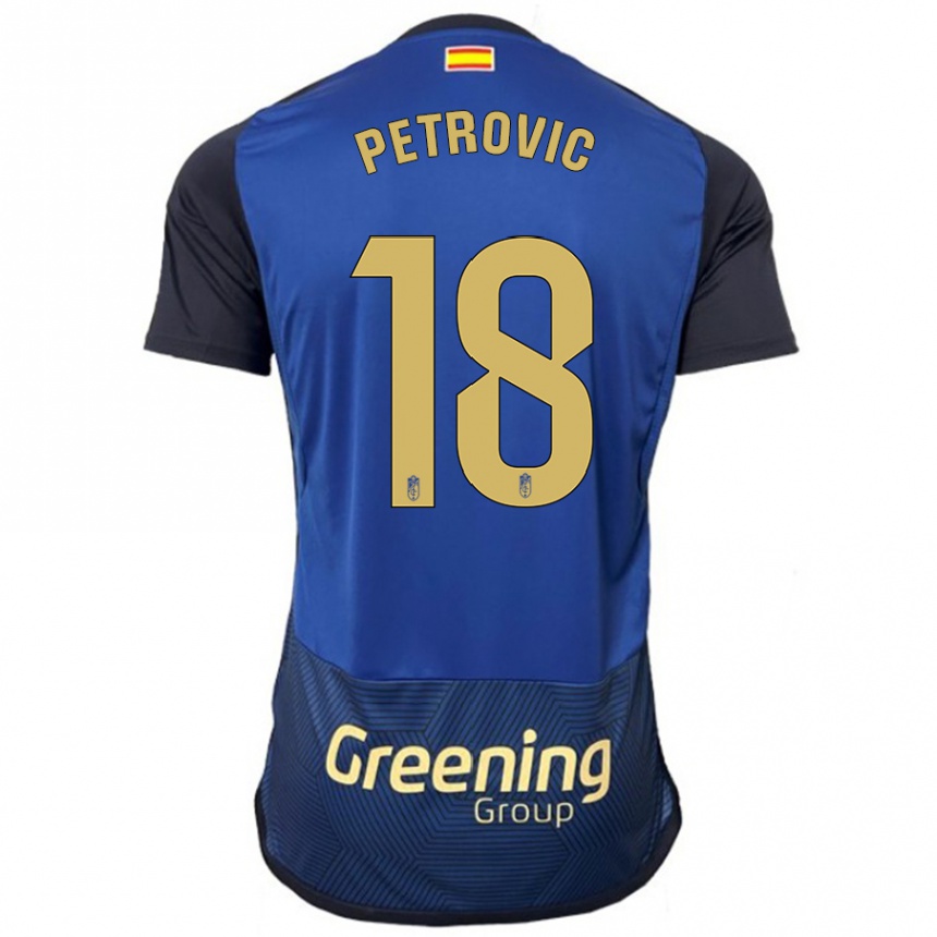 Niño Fútbol Camiseta Njegos Petrovic #18 Armada 2ª Equipación 2023/24
