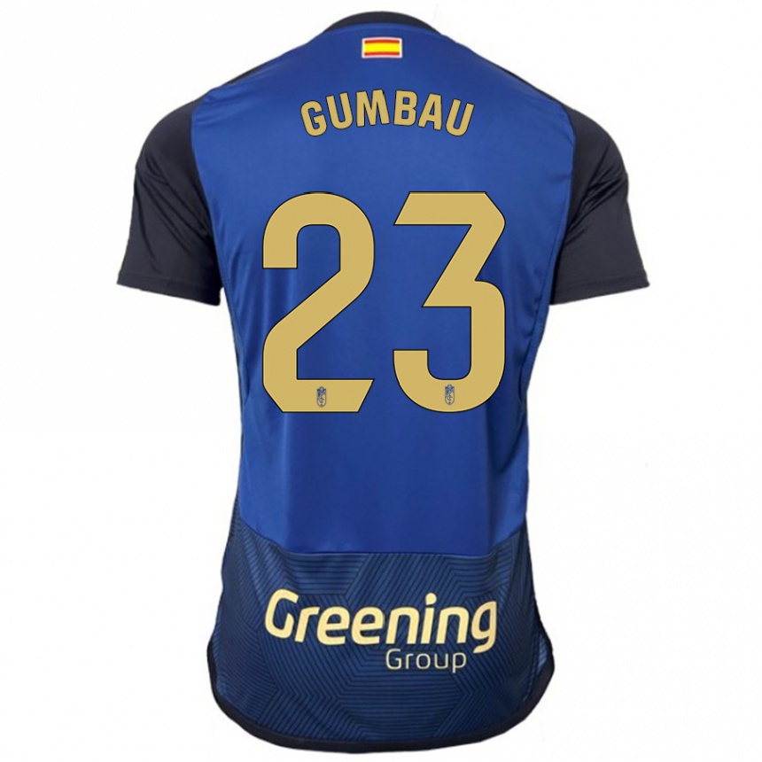 Niño Fútbol Camiseta Gerard Gumbau #23 Armada 2ª Equipación 2023/24