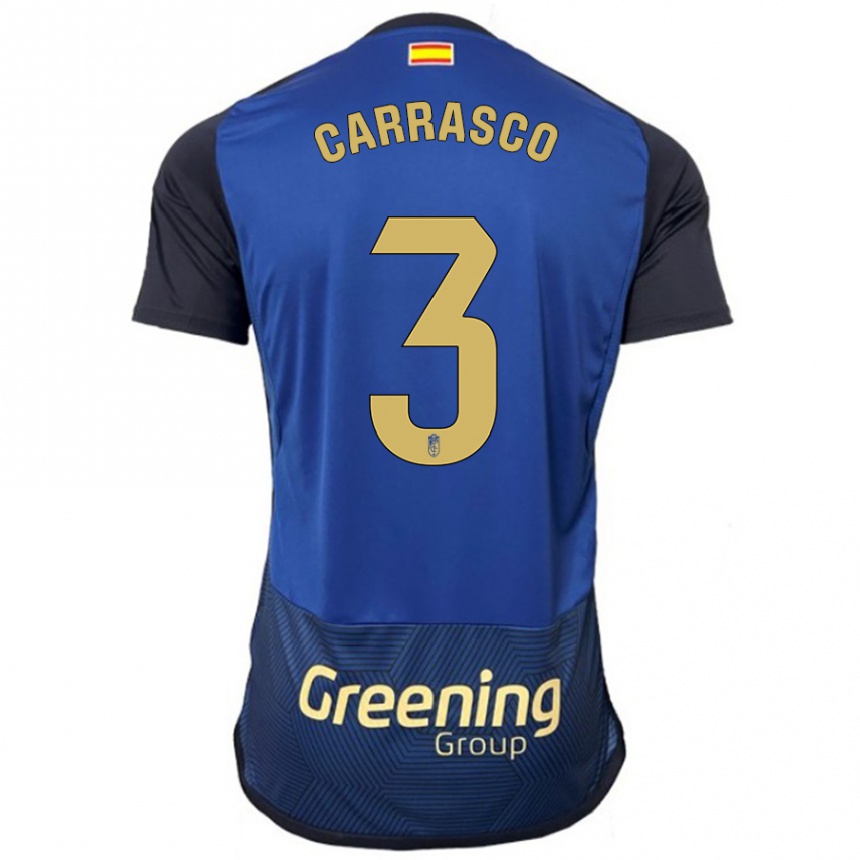 Niño Fútbol Camiseta Marta Carrasco #3 Armada 2ª Equipación 2023/24