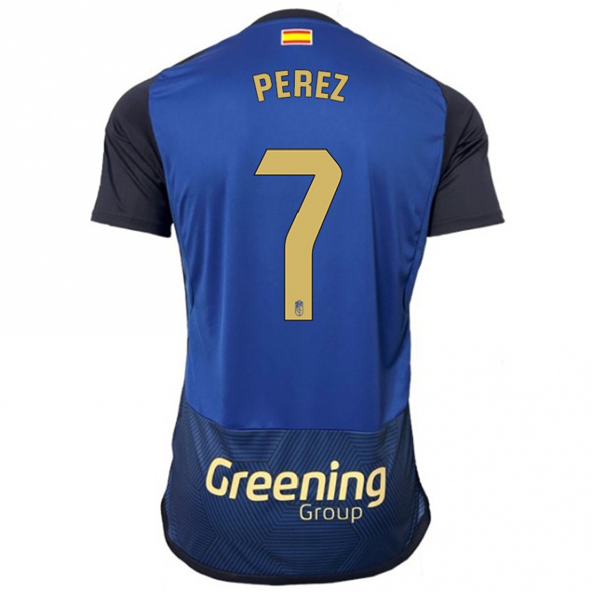 Niño Fútbol Camiseta Laura Pérez #7 Armada 2ª Equipación 2023/24