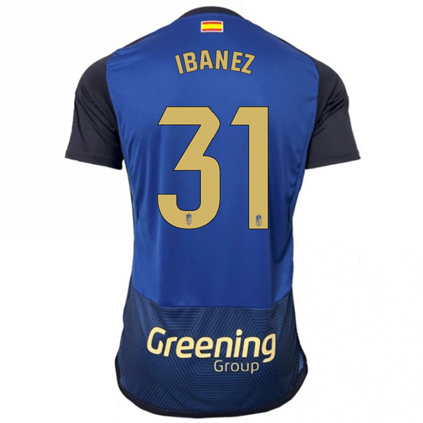 Niño Fútbol Camiseta Alba Ibáñez #31 Armada 2ª Equipación 2023/24