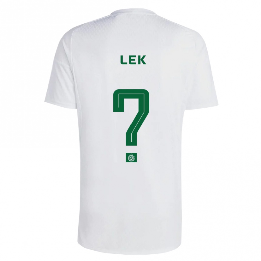 Niño Fútbol Camiseta Einan Lek #0 Verde Azul 2ª Equipación 2023/24