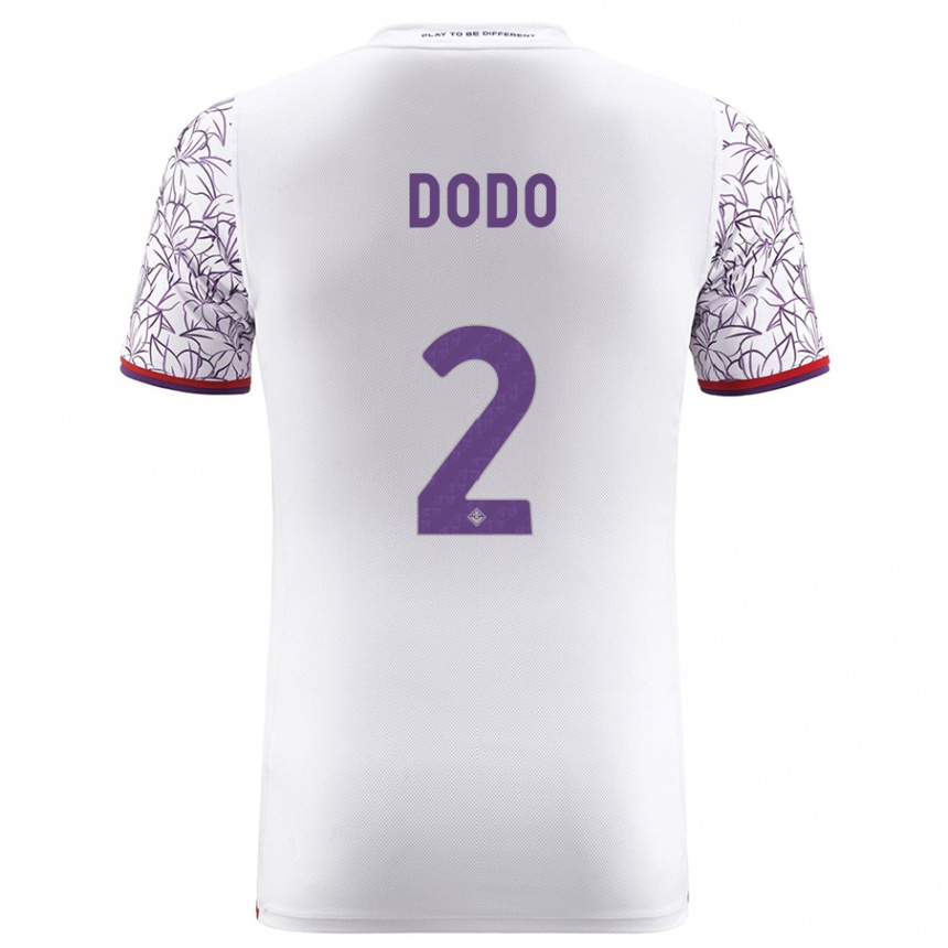 Niño Fútbol Camiseta Dodô #2 Blanco 2ª Equipación 2023/24