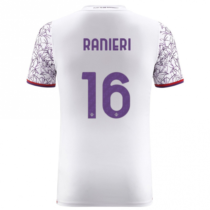 Niño Fútbol Camiseta Luca Ranieri #16 Blanco 2ª Equipación 2023/24