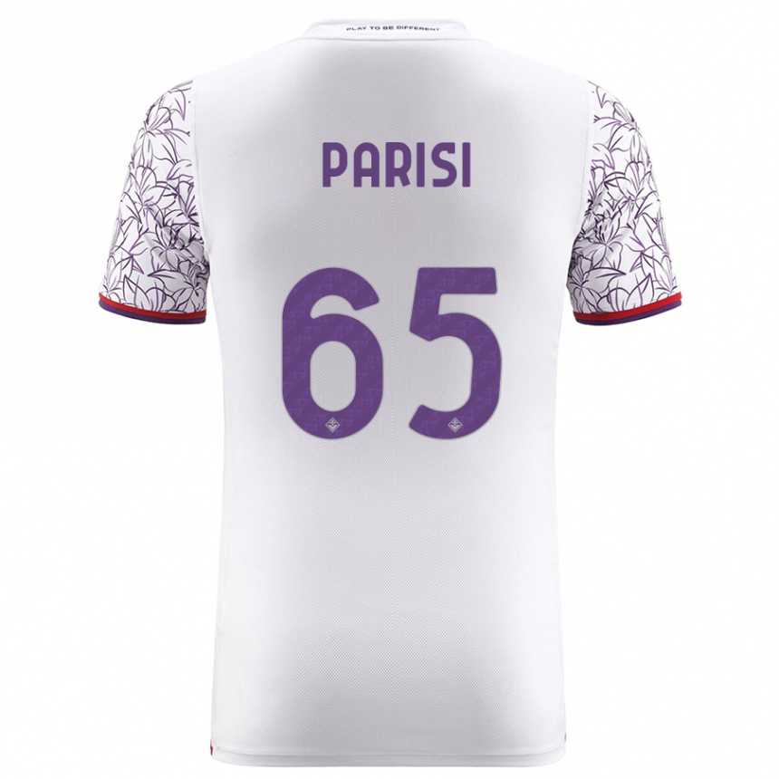 Niño Fútbol Camiseta Fabiano Parisi #65 Blanco 2ª Equipación 2023/24