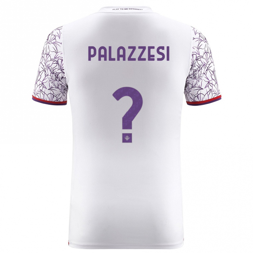 Niño Fútbol Camiseta Yuri Palazzesi #0 Blanco 2ª Equipación 2023/24