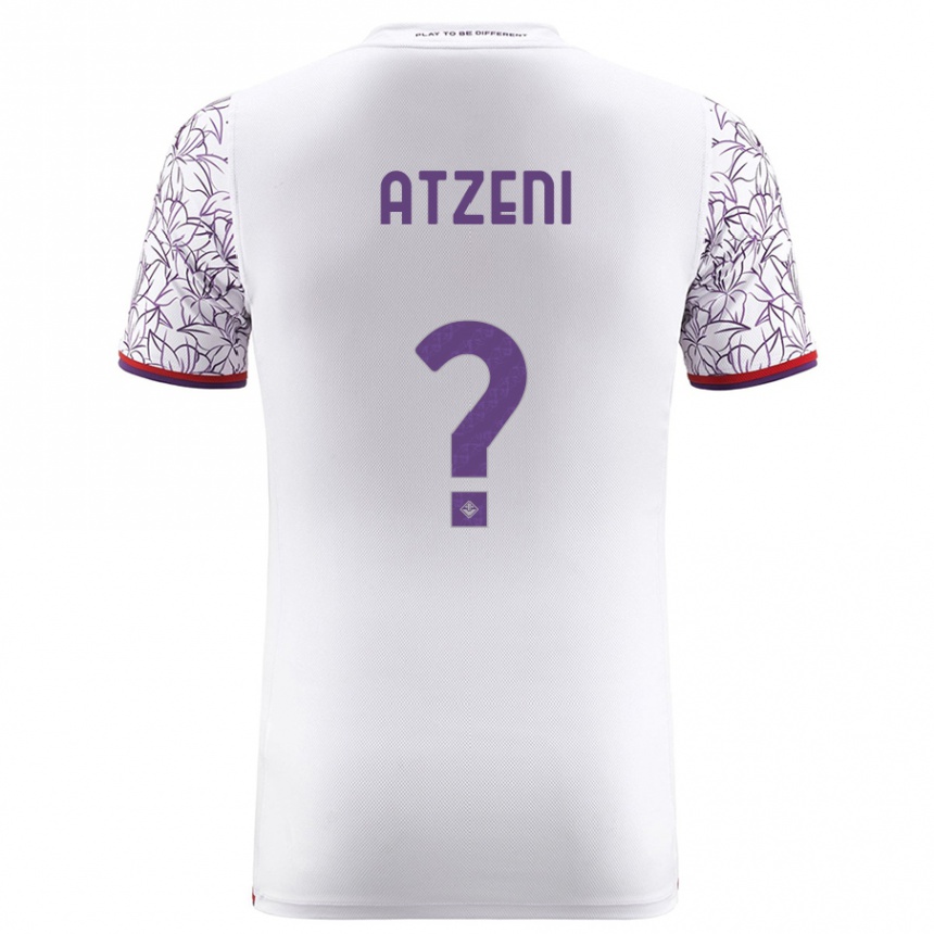 Niño Fútbol Camiseta Davide Atzeni #0 Blanco 2ª Equipación 2023/24