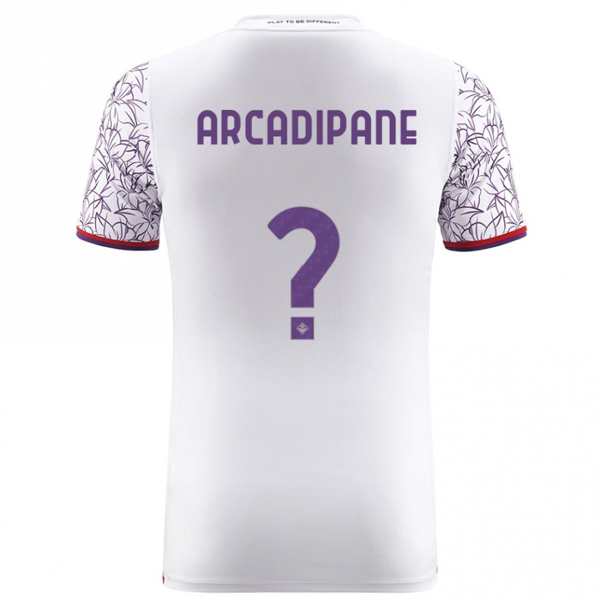 Niño Fútbol Camiseta Guglielmo Arcadipane #0 Blanco 2ª Equipación 2023/24