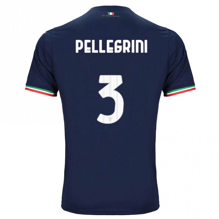 Niño Fútbol Camiseta Luca Pellegrini #3 Armada 2ª Equipación 2023/24