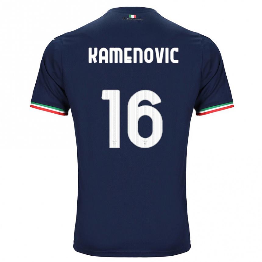 Niño Fútbol Camiseta Dimitrije Kamenović #16 Armada 2ª Equipación 2023/24