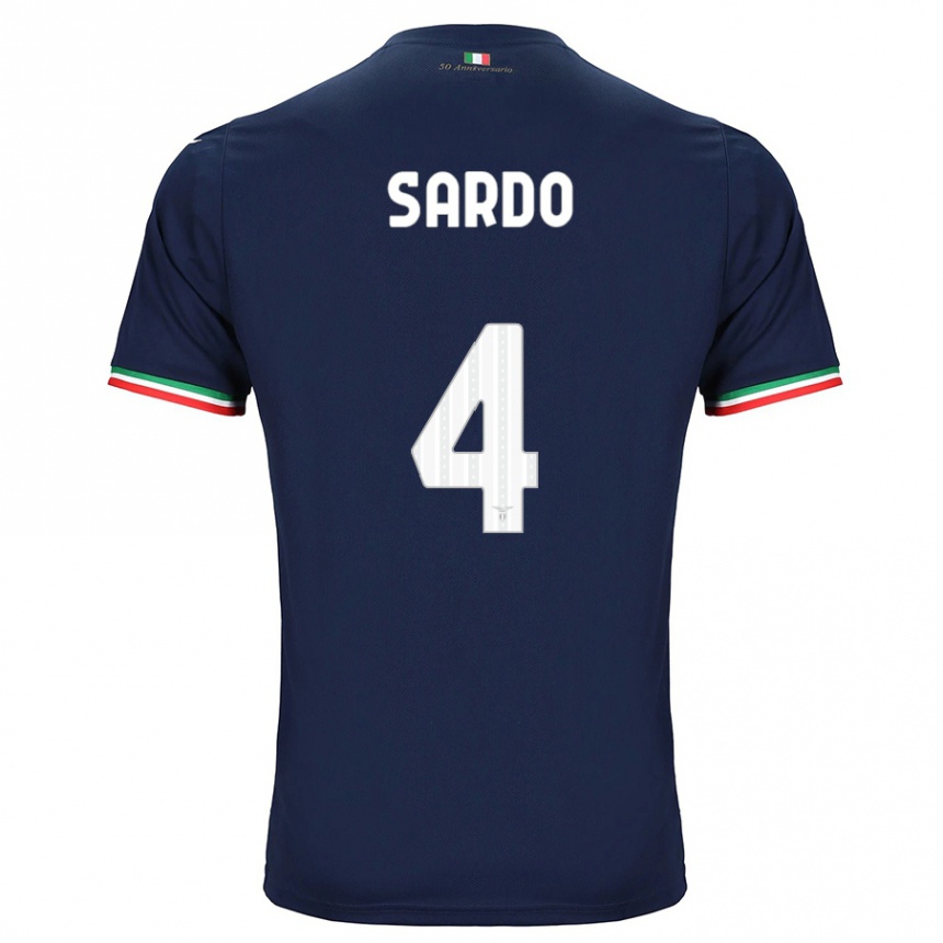 Niño Fútbol Camiseta Jacopo Sardo #4 Armada 2ª Equipación 2023/24