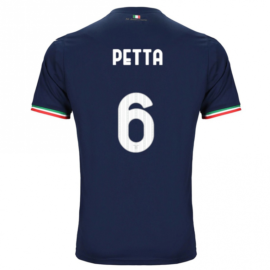 Niño Fútbol Camiseta Andrea Petta #6 Armada 2ª Equipación 2023/24