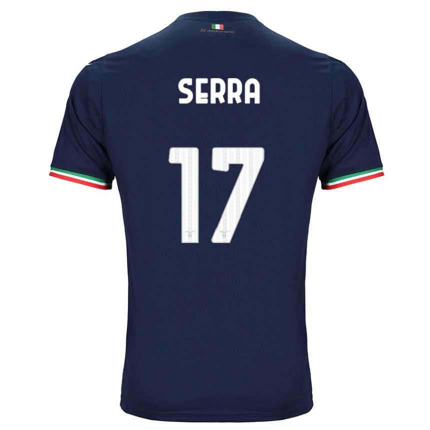 Niño Fútbol Camiseta Federico Serra #17 Armada 2ª Equipación 2023/24