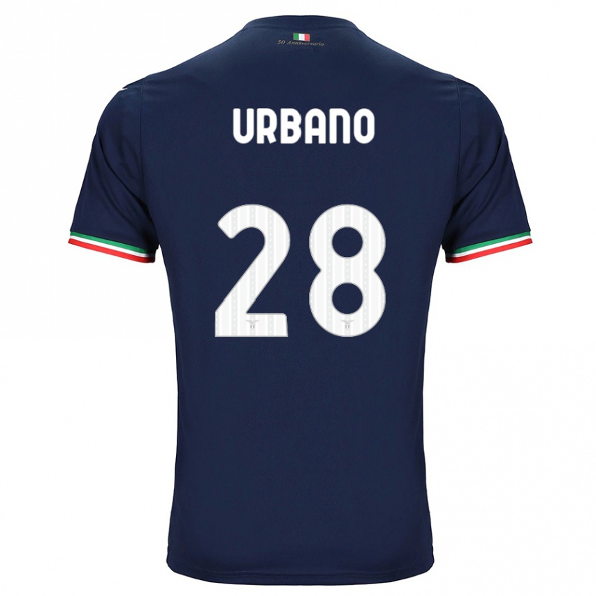 Niño Fútbol Camiseta Nicolò Urbano #28 Armada 2ª Equipación 2023/24