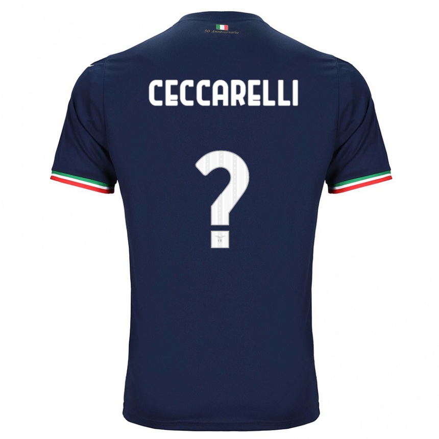 Niño Fútbol Camiseta Alessandro Ceccarelli #0 Armada 2ª Equipación 2023/24