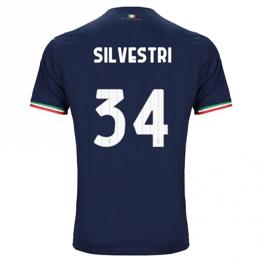 Niño Fútbol Camiseta Thomas Silvestri #34 Armada 2ª Equipación 2023/24