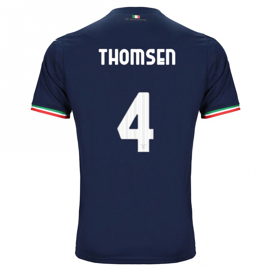 Niño Fútbol Camiseta Maria Møller Thomsen #4 Armada 2ª Equipación 2023/24