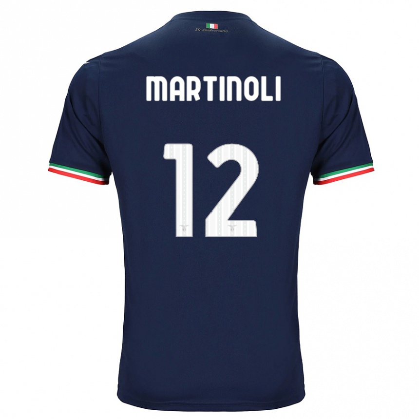 Niño Fútbol Camiseta Elettra Martinoli #12 Armada 2ª Equipación 2023/24