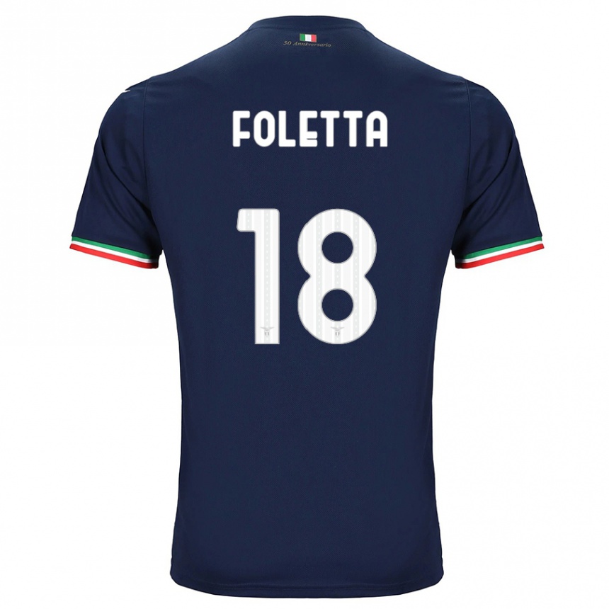 Niño Fútbol Camiseta Isabella Foletta #18 Armada 2ª Equipación 2023/24