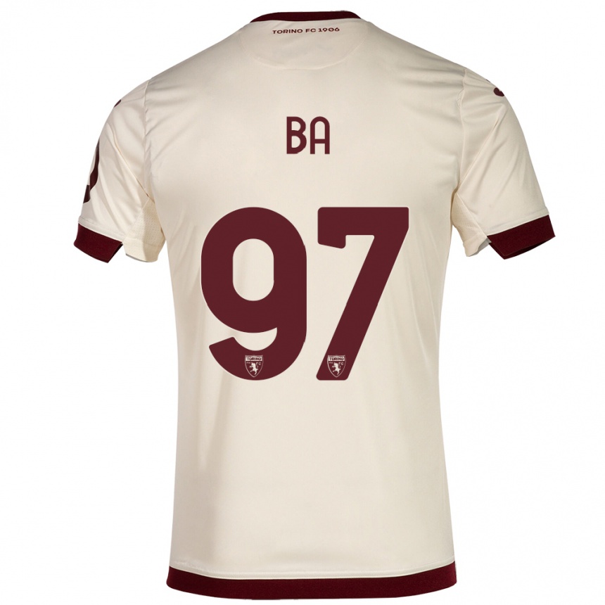 Niño Fútbol Camiseta El-Hadji Ba #97 Champán 2ª Equipación 2023/24