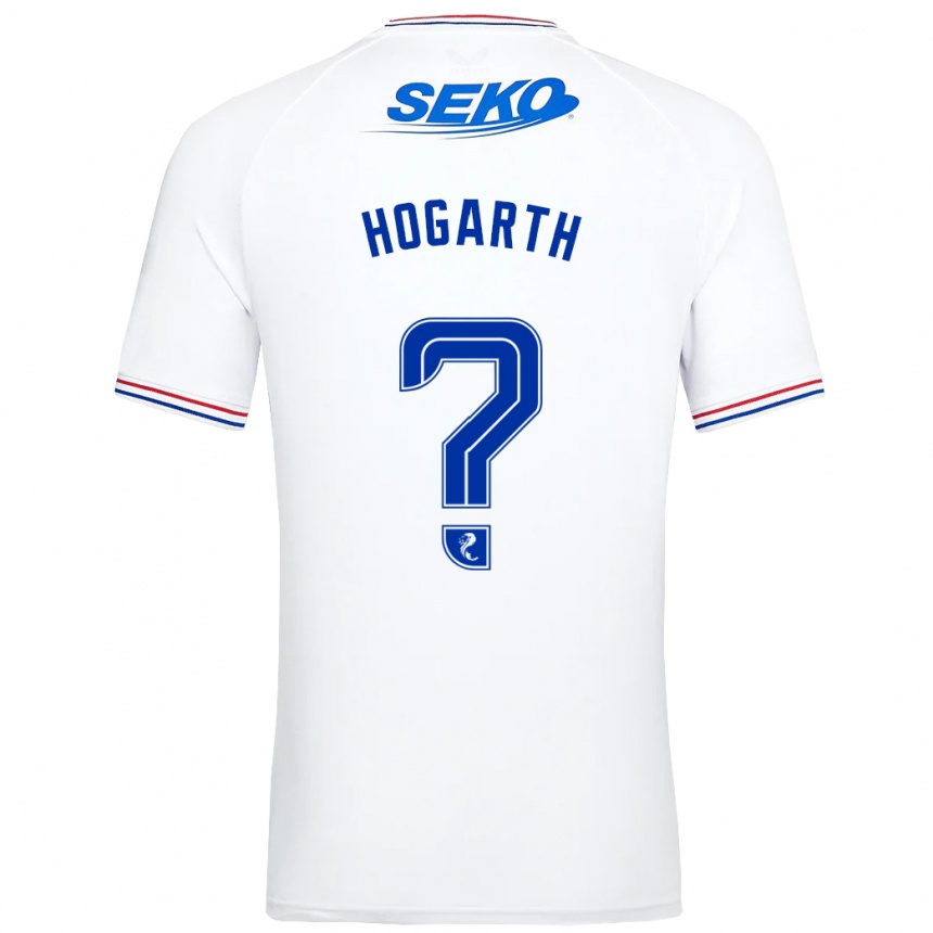 Niño Fútbol Camiseta Jay Hogarth #0 Blanco 2ª Equipación 2023/24