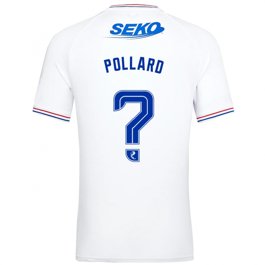 Niño Fútbol Camiseta Lancelot Pollard #0 Blanco 2ª Equipación 2023/24