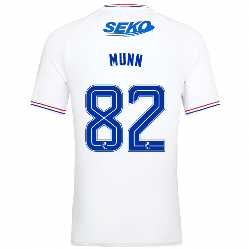 Niño Fútbol Camiseta Mason Munn #82 Blanco 2ª Equipación 2023/24