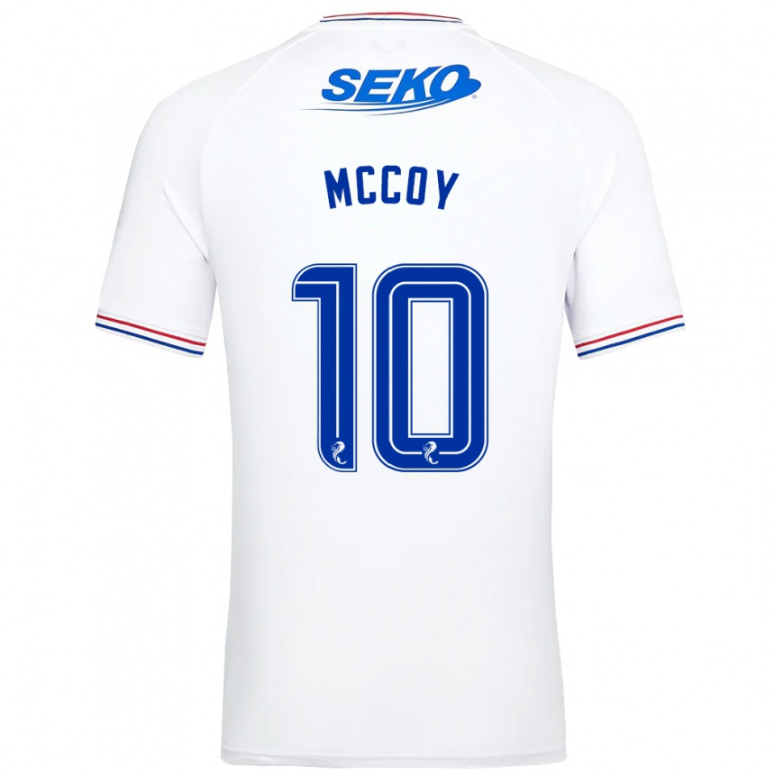 Niño Fútbol Camiseta Kayla Mccoy #10 Blanco 2ª Equipación 2023/24