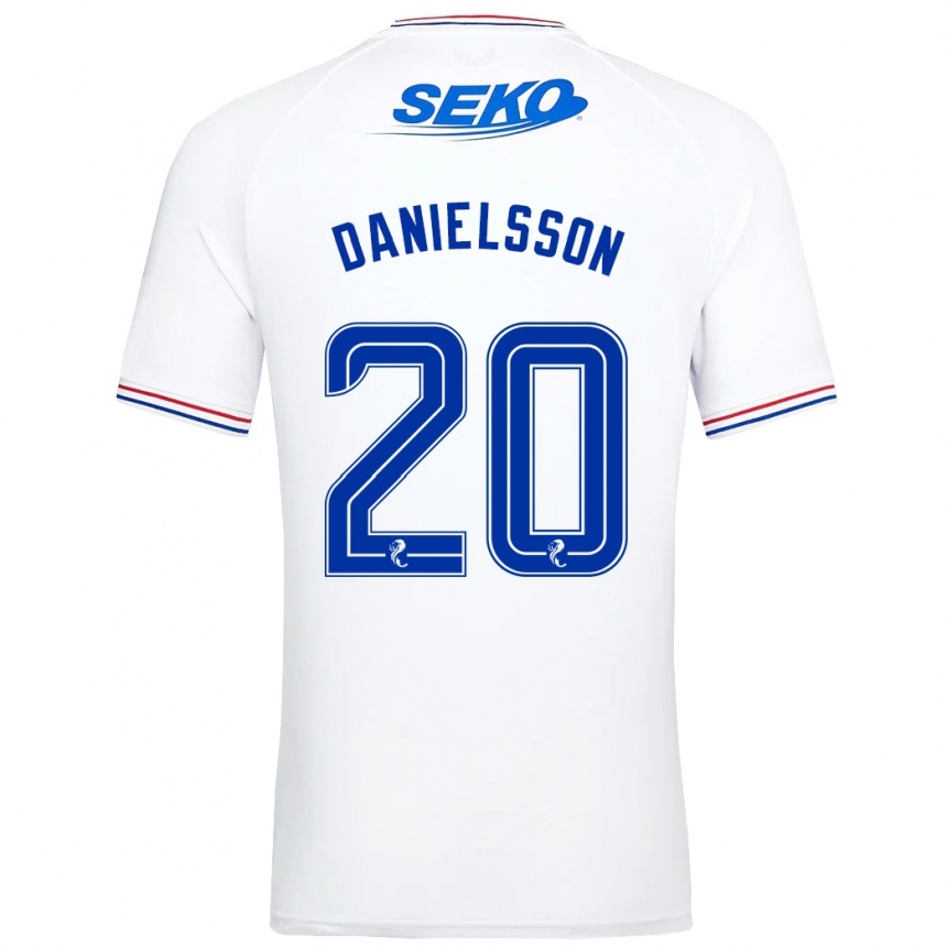 Niño Fútbol Camiseta Jenny Julia Danielsson #20 Blanco 2ª Equipación 2023/24