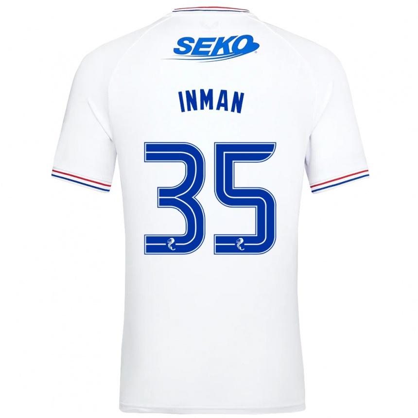 Niño Fútbol Camiseta Lucy Inman #35 Blanco 2ª Equipación 2023/24