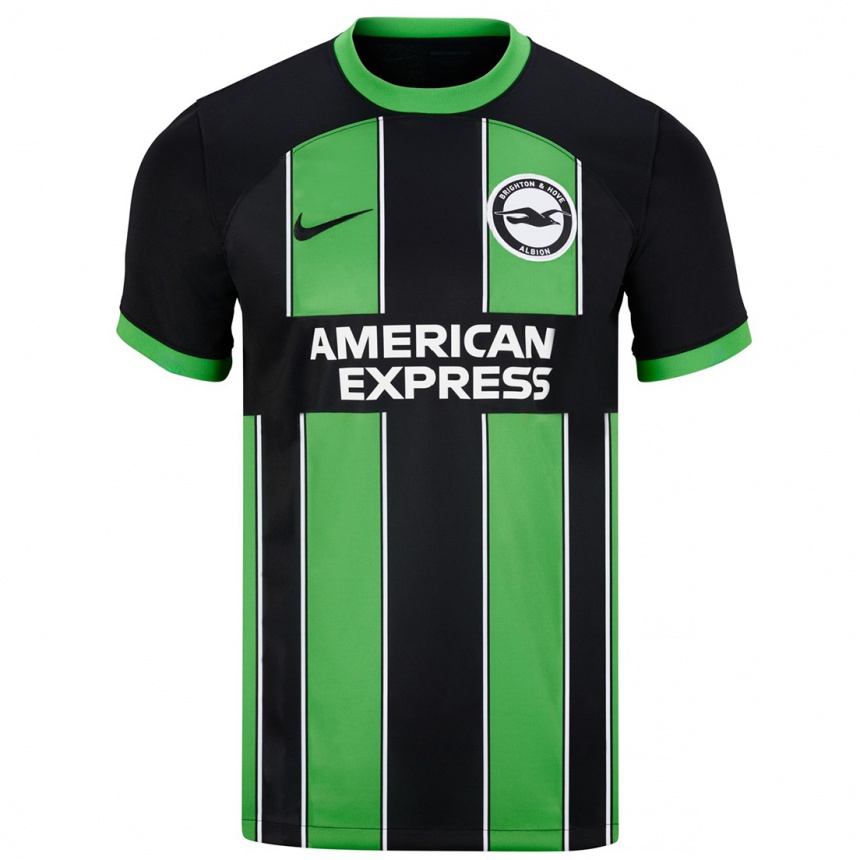 Niño Fútbol Camiseta Bart Verbruggen #1 Verde Negro 2ª Equipación 2023/24