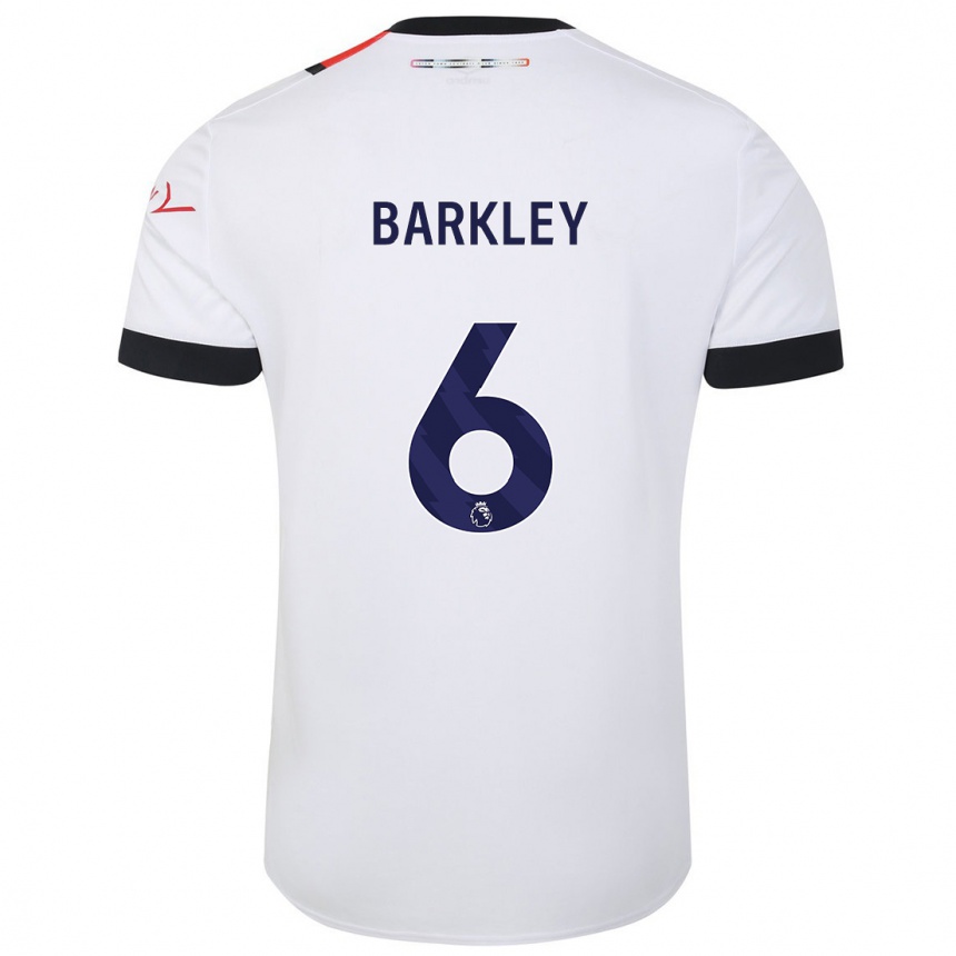 Niño Fútbol Camiseta Ross Barkley #6 Blanco 2ª Equipación 2023/24