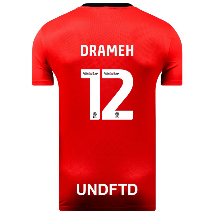 Niño Fútbol Camiseta Cody Drameh #12 Rojo 2ª Equipación 2023/24