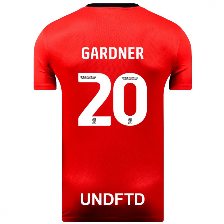 Niño Fútbol Camiseta Gary Gardner #20 Rojo 2ª Equipación 2023/24