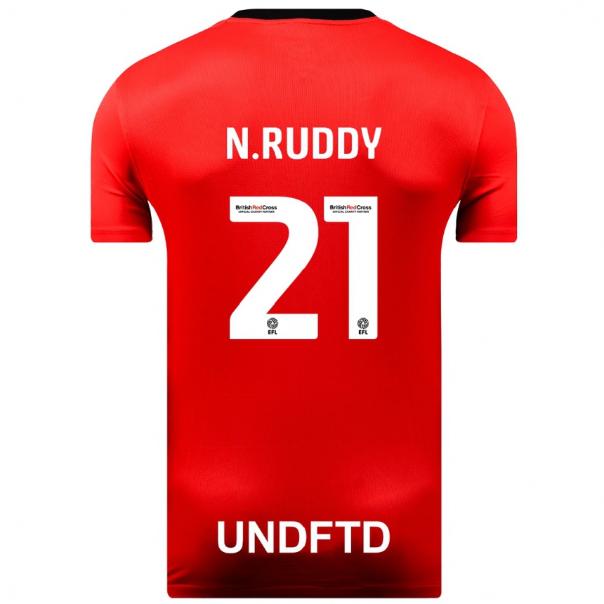 Niño Fútbol Camiseta John Ruddy #21 Rojo 2ª Equipación 2023/24