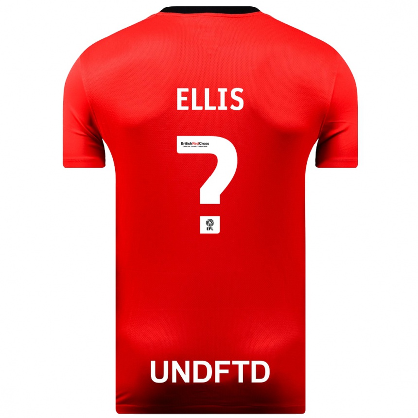 Niño Fútbol Camiseta O'shea Ellis #0 Rojo 2ª Equipación 2023/24