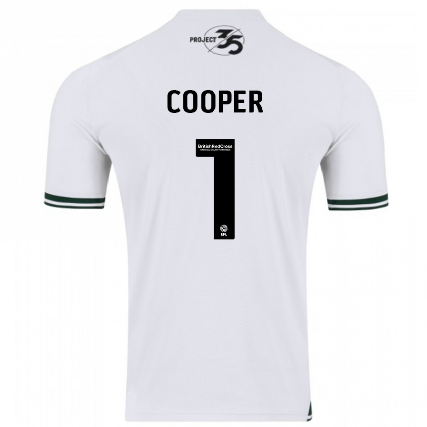 Niño Fútbol Camiseta Michael Cooper #1 Blanco 2ª Equipación 2023/24