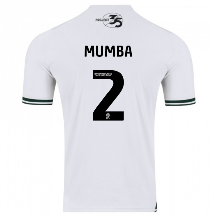 Niño Fútbol Camiseta Bali Mumba #2 Blanco 2ª Equipación 2023/24