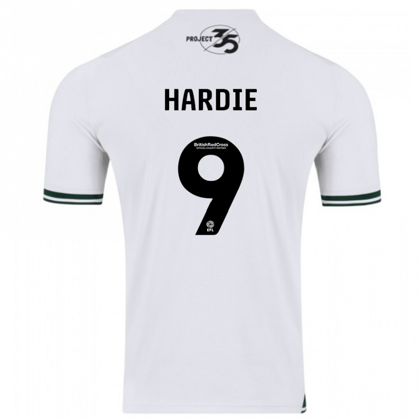 Niño Fútbol Camiseta Ryan Hardie #9 Blanco 2ª Equipación 2023/24