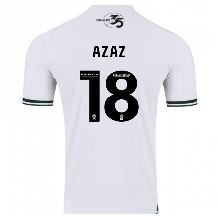 Niño Fútbol Camiseta Finn Azaz #18 Blanco 2ª Equipación 2023/24