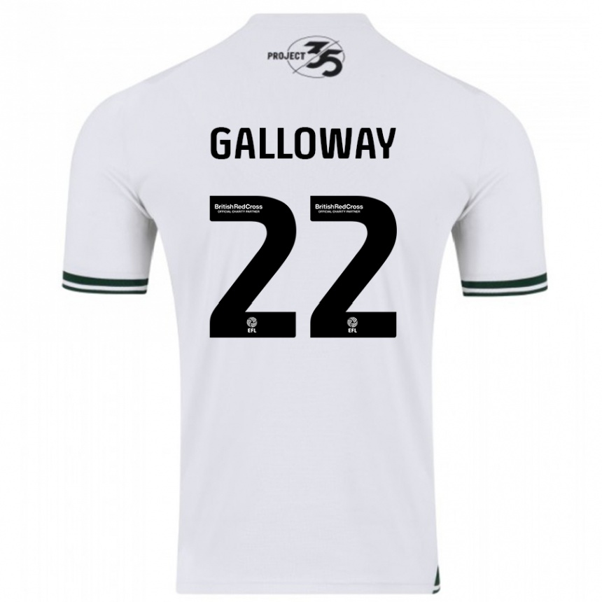 Niño Fútbol Camiseta Brendan Galloway #22 Blanco 2ª Equipación 2023/24