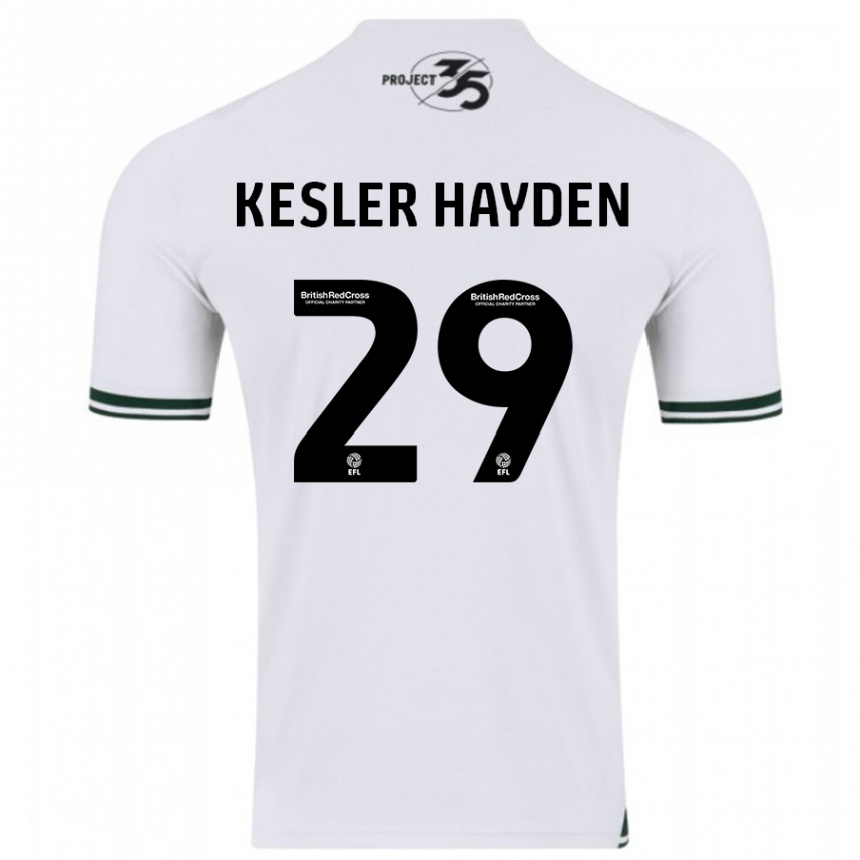 Niño Fútbol Camiseta Kaine Kesler-Hayden #29 Blanco 2ª Equipación 2023/24