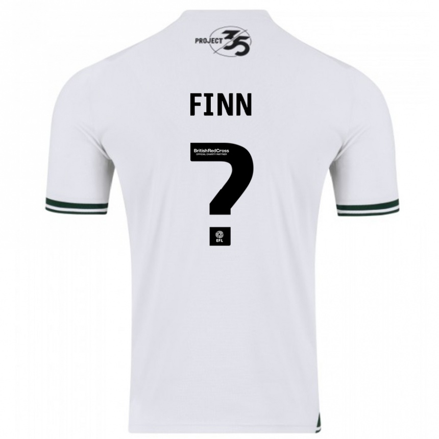 Niño Fútbol Camiseta Tegan Finn #0 Blanco 2ª Equipación 2023/24