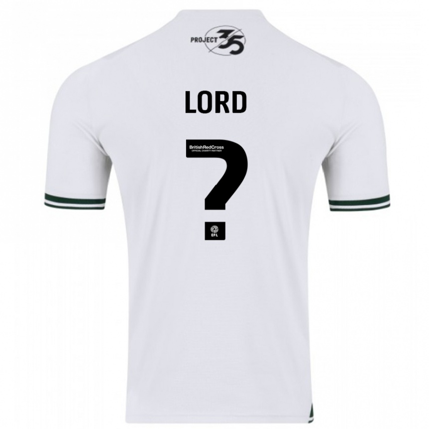 Niño Fútbol Camiseta Sam Lord #0 Blanco 2ª Equipación 2023/24