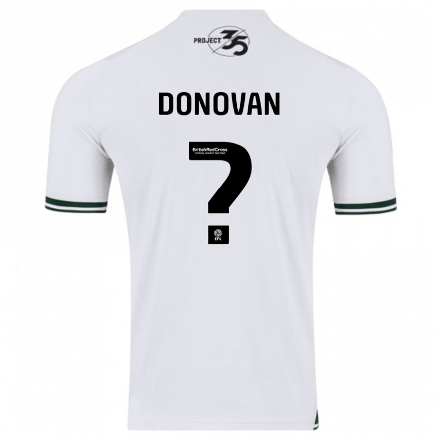 Niño Fútbol Camiseta Henry Donovan #0 Blanco 2ª Equipación 2023/24