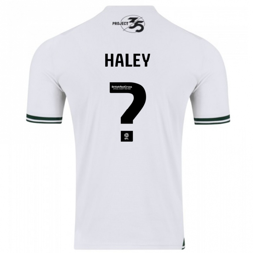 Niño Fútbol Camiseta Toby Haley #0 Blanco 2ª Equipación 2023/24