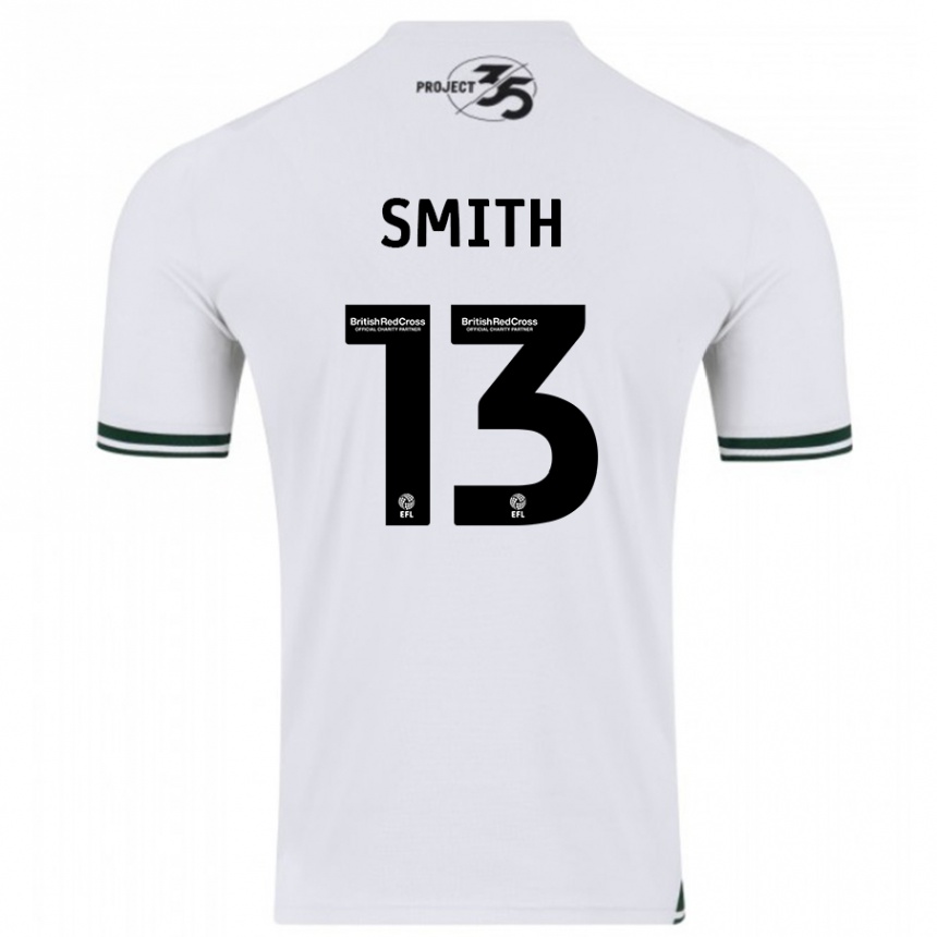 Niño Fútbol Camiseta Grace Smith #13 Blanco 2ª Equipación 2023/24